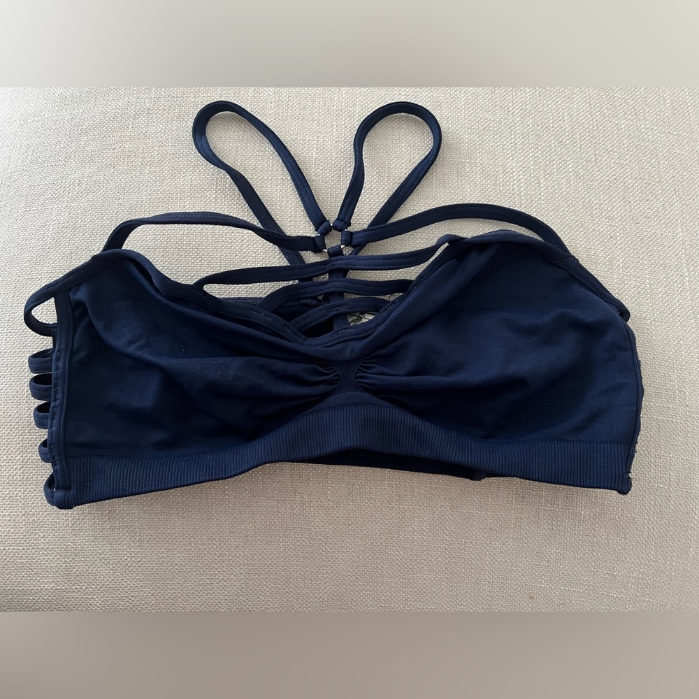 LF navy cage bralette NWT festival boho